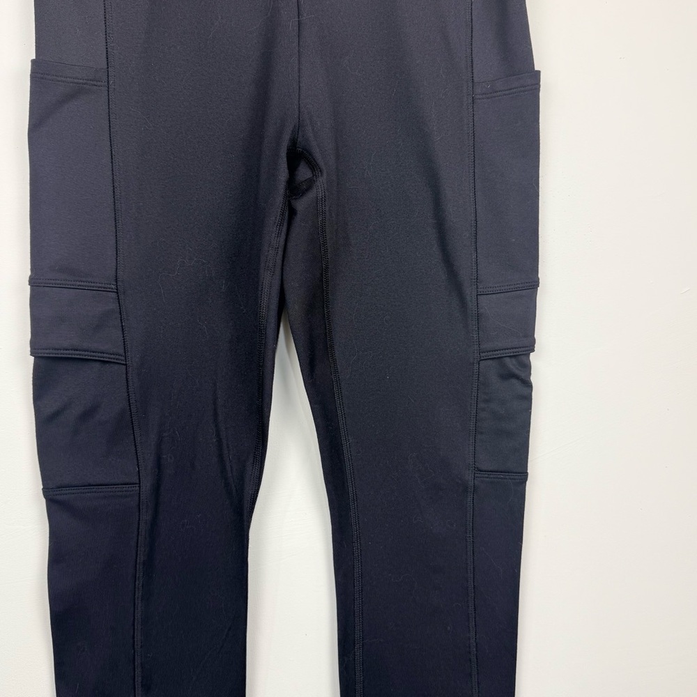 Pink Active Black High Rise Pocket Leggings Size S Athletic Workout Yoga Pants - Picture 5 of 8
